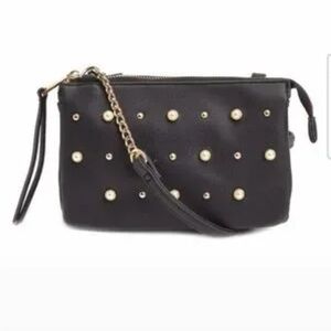 Juicy Couture Pearl Studded Crossbody Bag